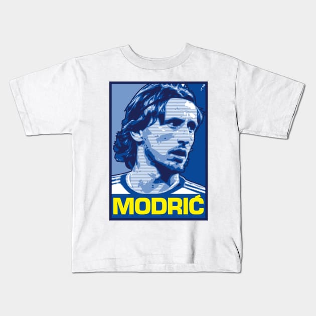 Modrić Kids T-Shirt by DAFTFISH